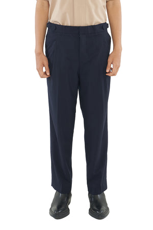 NAVY CLASSIC PANTS WITH SIDE ADJUSTER