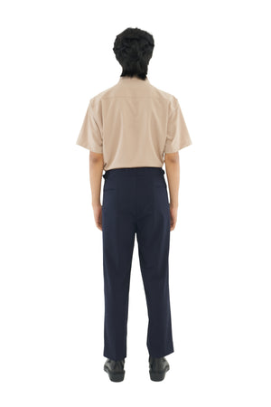 NAVY CLASSIC PANTS WITH SIDE ADJUSTER