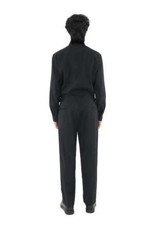 BLACK CLASSIC PANTS WITH SIDE ADJUSTER