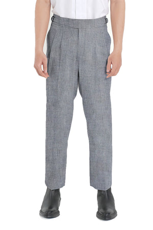 GREY GURKHA PANTS