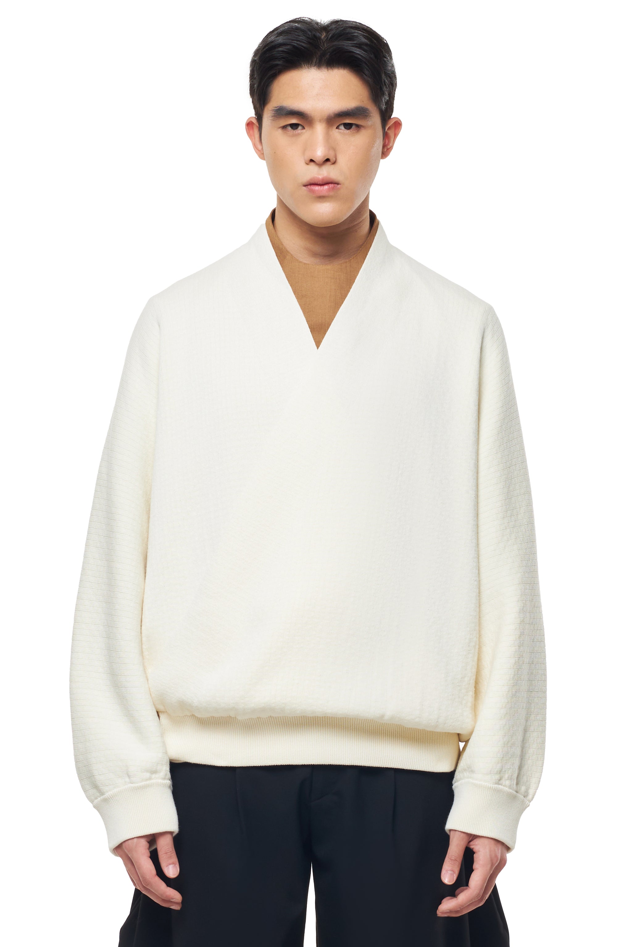 IVORY WRAP CARDIGAN