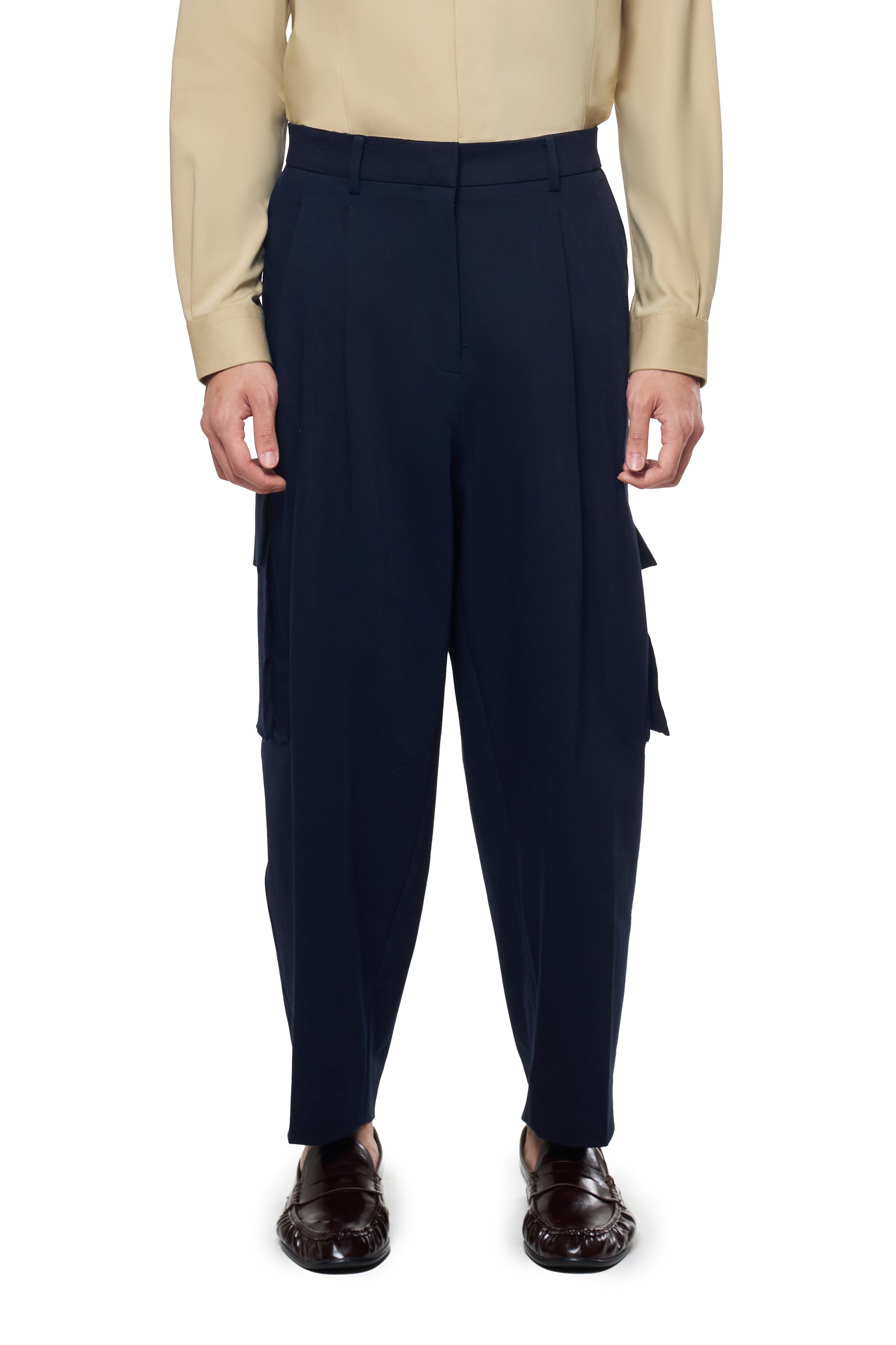NAVY CARGO PANTS