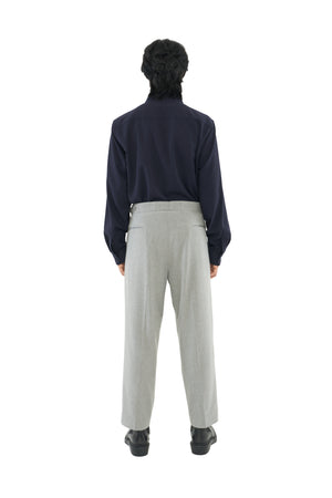 GREY CLASSIC PANTS WITH SIDE ADJUSTER