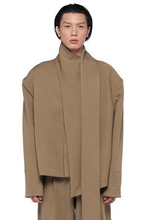ETOUPE SCARF JACKET