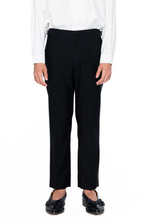 BLACK PANTS WITH SIDE ADJUSTER