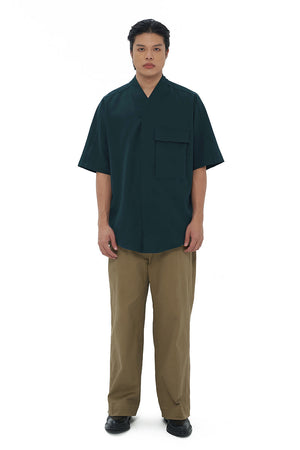 TOSCA OVERSIZED SHORT SLEEVES SHIRT