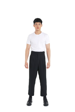 BLACK GURKHA PANTS