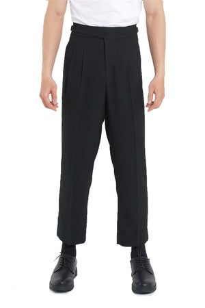 BLACK GURKHA PANTS