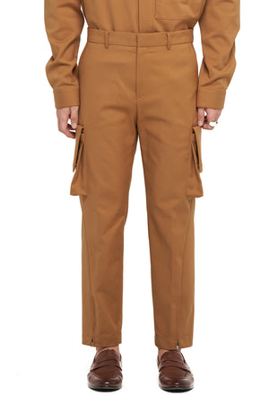 Camel Pants with pockets