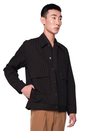 Black Stripped Jacket