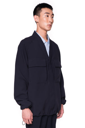 NAVY OUTER SHIRT LONGSLEEVES WITH TWO POCKETS